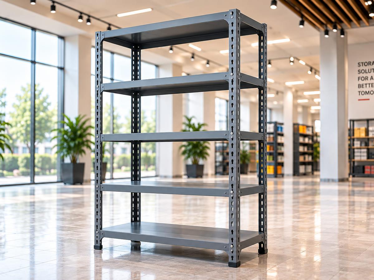 Slotted Angle Powder Coated Racks